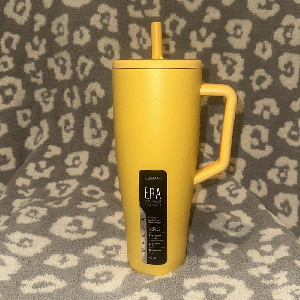 Brumate ERA 40oz Tumbler in Turmeric Limited Edition 💛Sold Out😍 New & Never Used